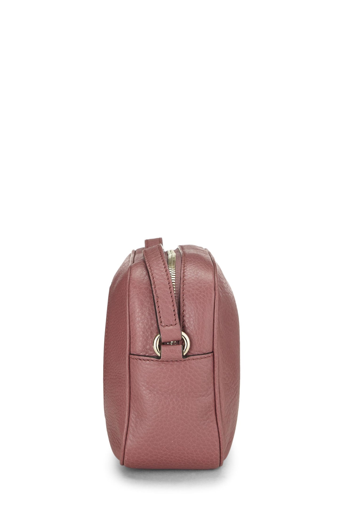 Gucci, Pre-Loved Pink Leather Grained Leather Soho Disco, Pink