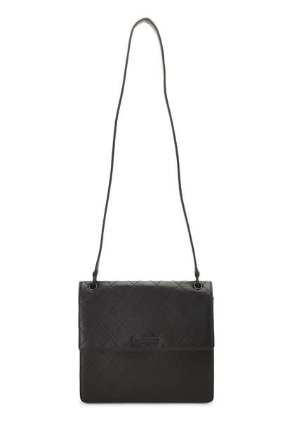 Chanel, Bolso de hombro de piel de cordero negro Pre-Loved, Negro