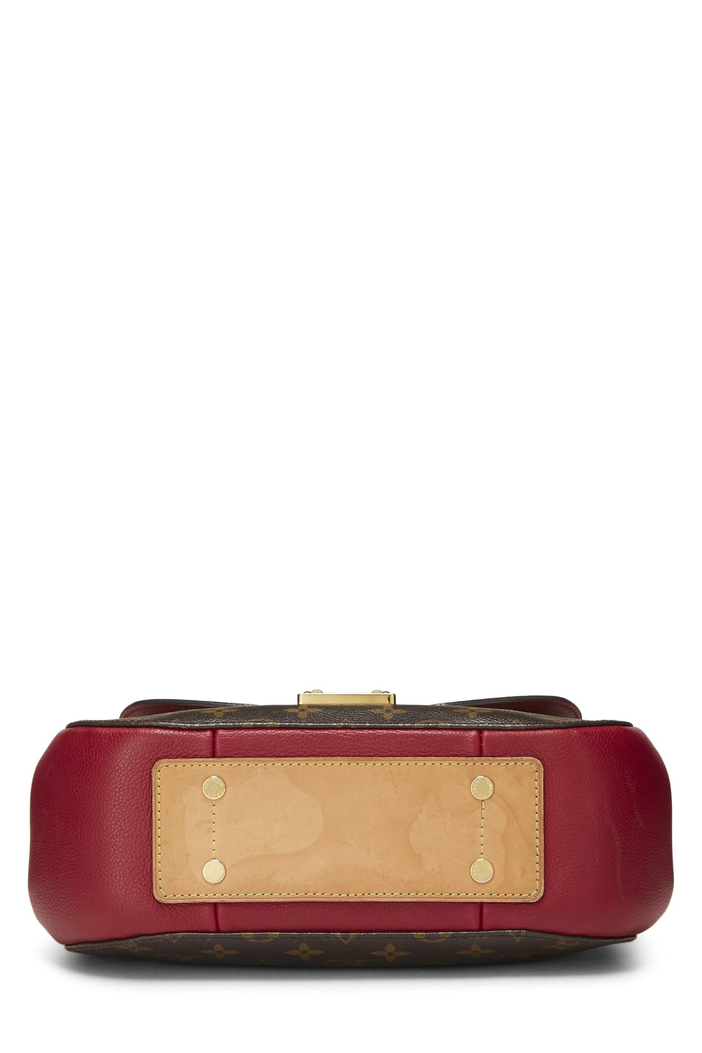 Louis Vuitton, Eden MM en toile monogram bordeaux d'occasion, rouge