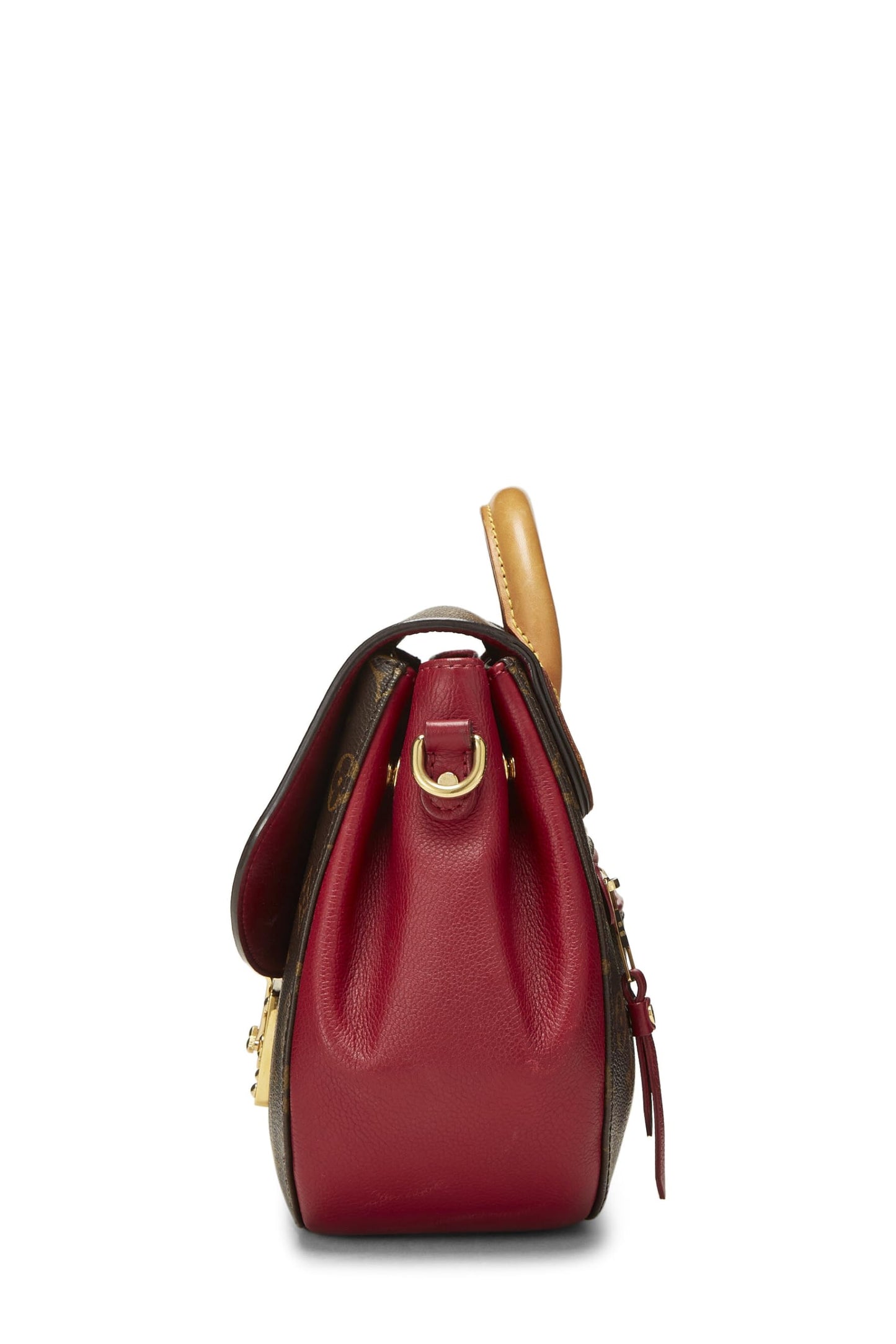 Louis Vuitton, Eden MM en toile monogram bordeaux d'occasion, rouge