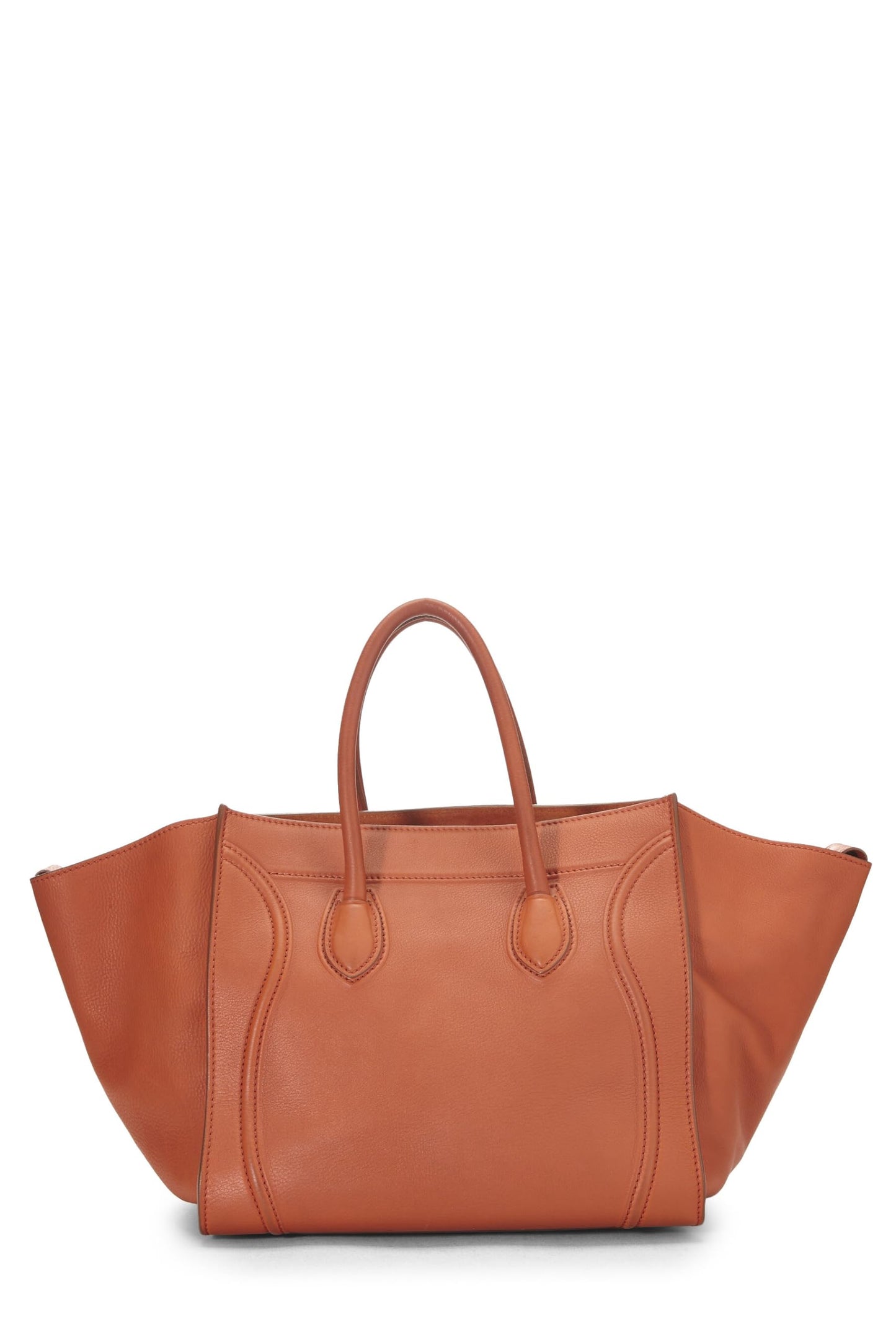 Céline, Phantom Medium en cuir orange d'occasion, orange