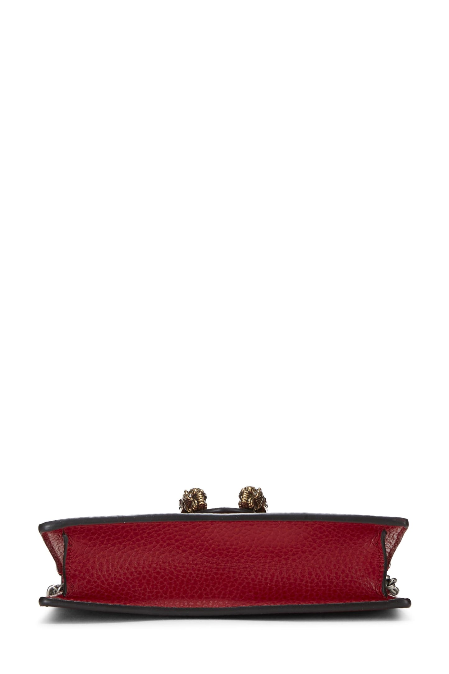 Gucci, Dionysus Super Mini en cuir rouge d'occasion, rouge