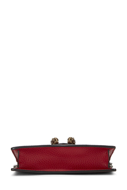 Gucci, Dionysus Super Mini de cuero rojo Pre-Loved, Rojo