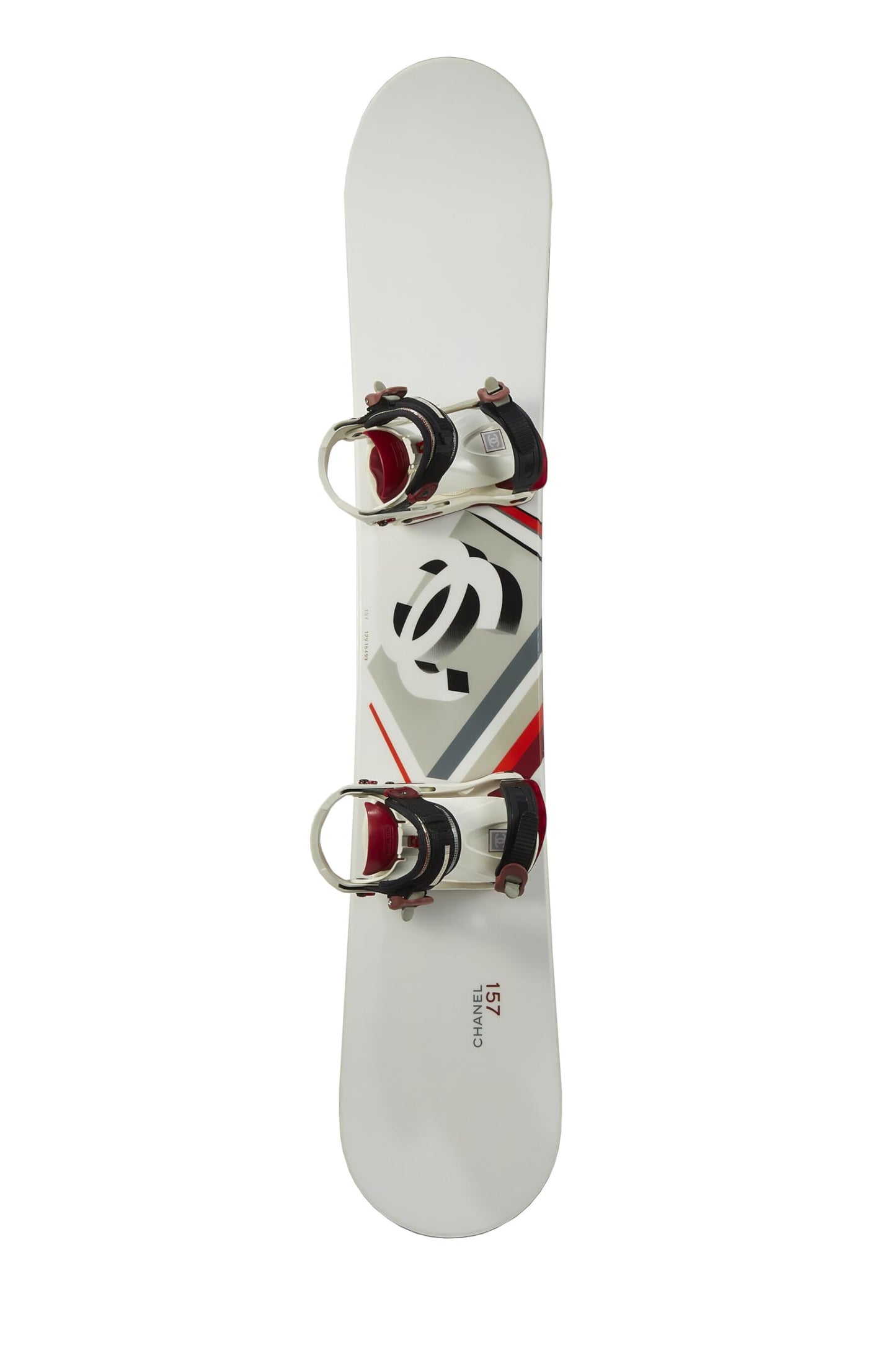 Chanel, Pre-Loved White Fiberglass 'CC' Sportline Snowboard, White