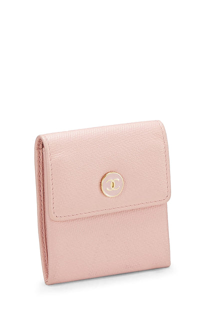 Chanel, Pre-Loved Pink Caviar 'CC' Coin Purse, Pink