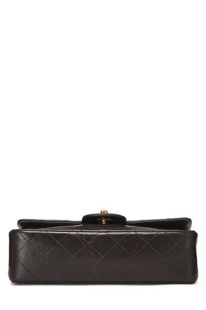 Chanel, Pre-Loved Black Quilted Lambskin Classic Double Flap Small, Black