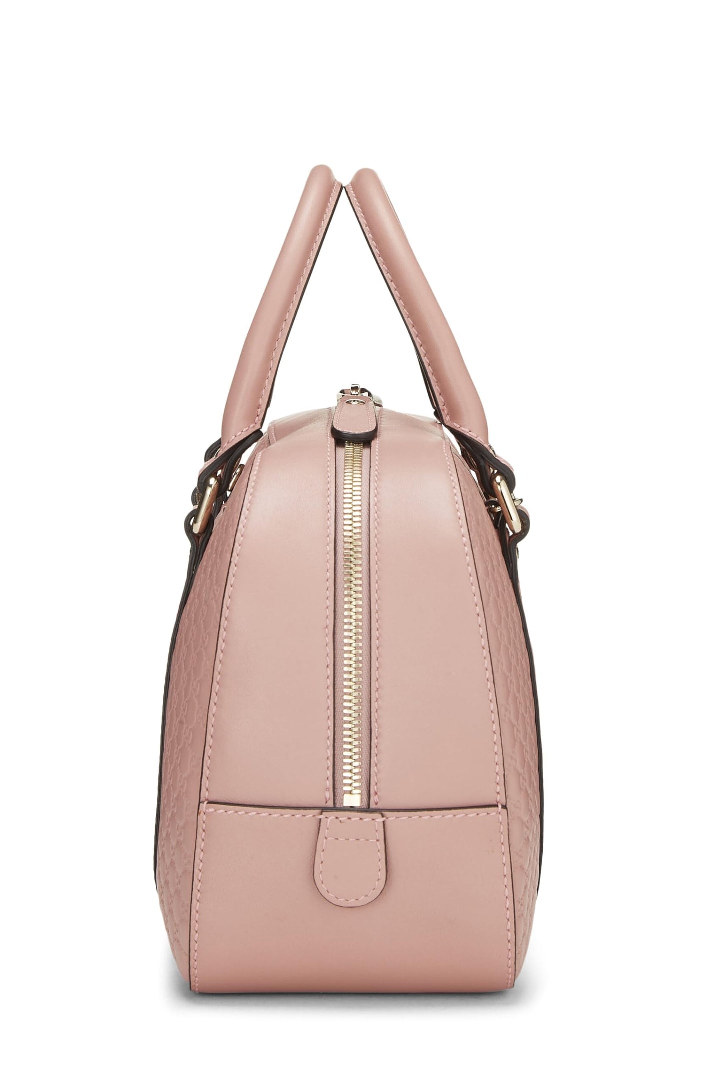 Gucci, Bolso convertible de cuero Microguccissima rosa Pre-Loved, Rosa