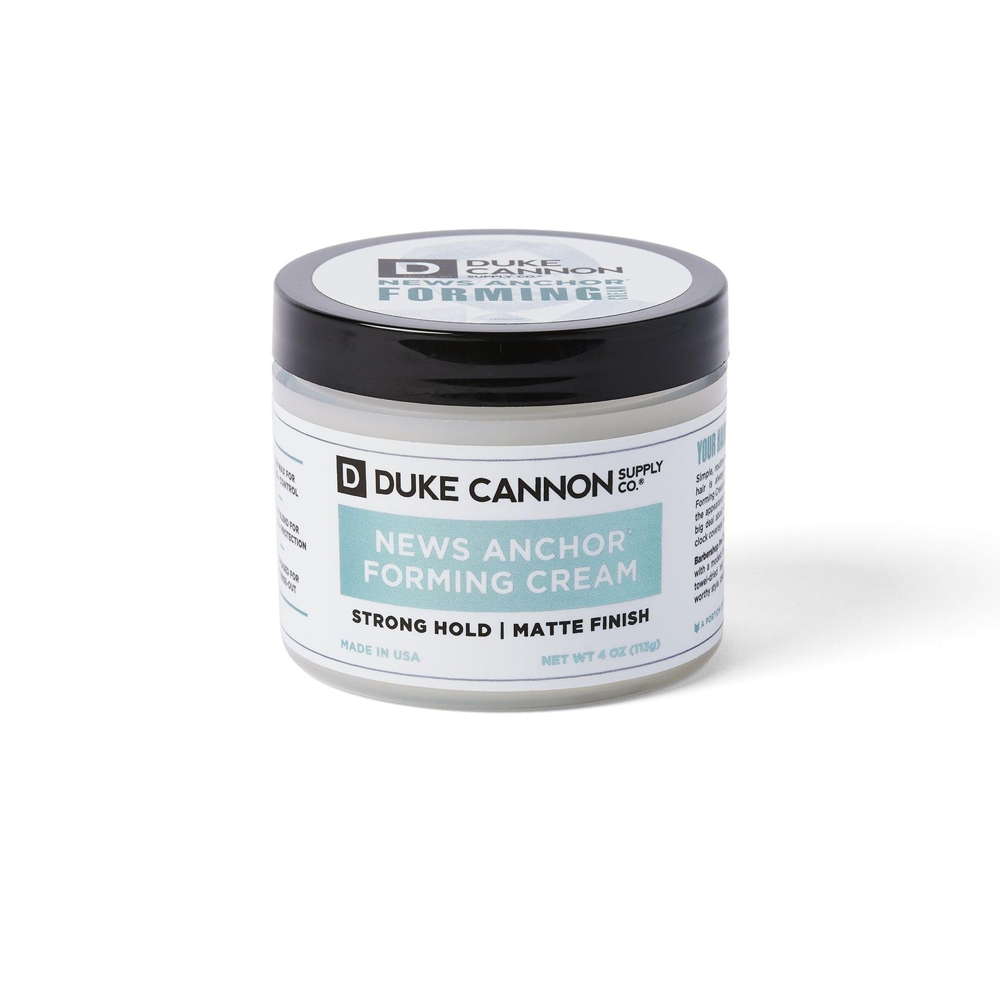 Duke Cannon Supply Co. NEWS ANCHOR® FORMING CREAM 4oz