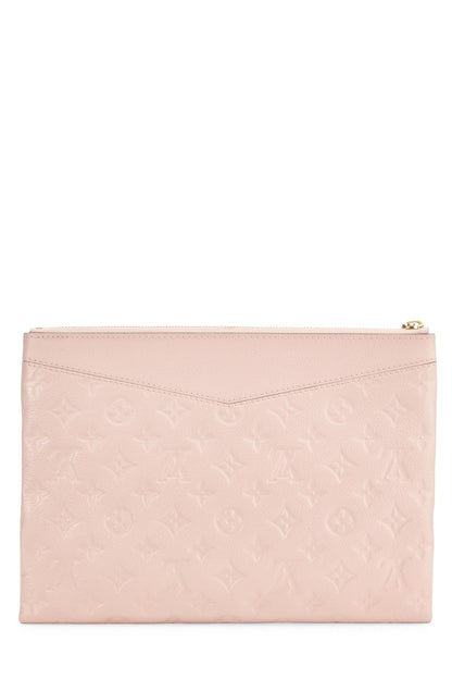 Louis Vuitton, Pochette quotidienne pré-aimée Rose Poudre Monogram Empreinte, Rose