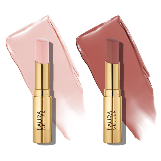 LAURA GELLER NEW YORK Jelly Balm Tinted Lip Balm Duo - A Latte Love + Sheerly Amazing