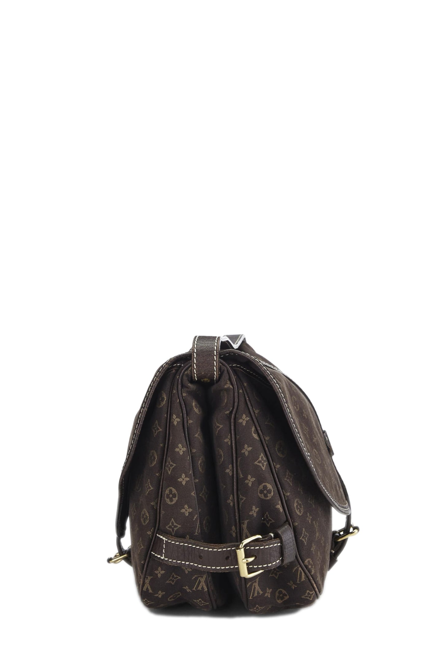 Louis Vuitton, Mini Lin Saumur 30 Monogram Marron d'occasion, Marron