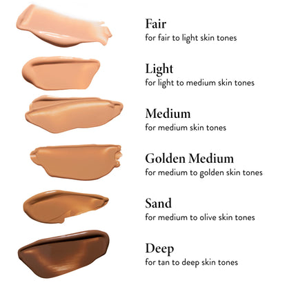 LAURA GELLER Better Than 'Block Skincare-Infused Serum Foundation Broad Spectrum SPF 50+, Sand + Foundation Makeup Brush