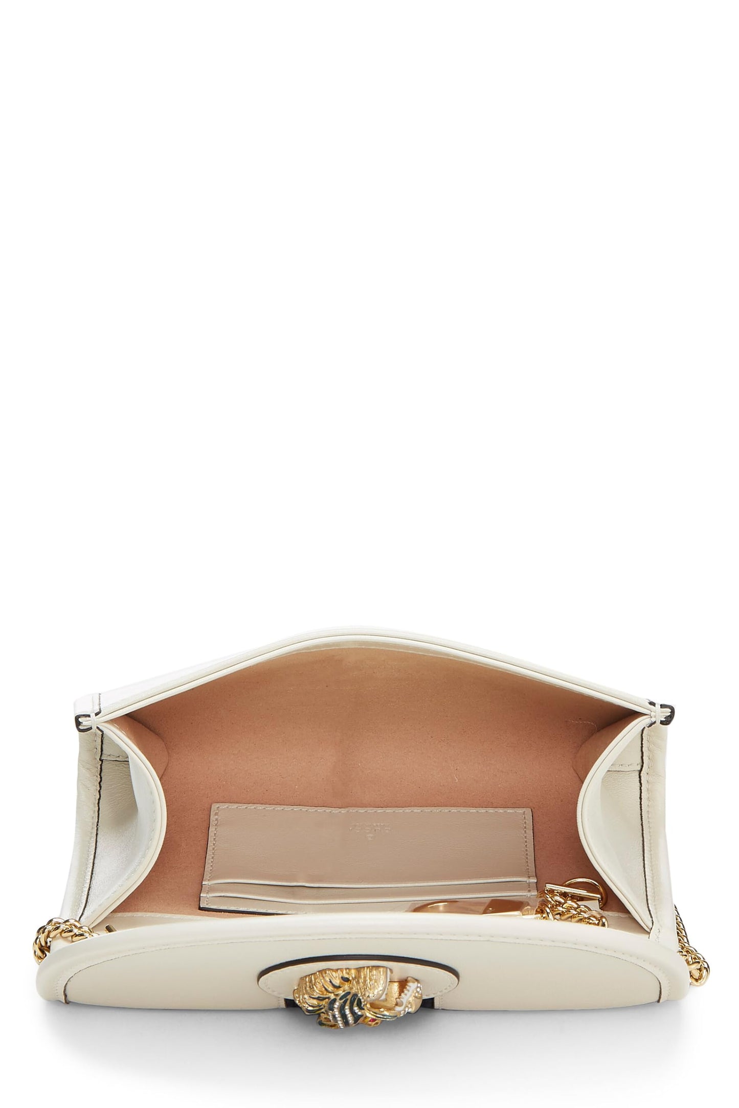 Gucci, Mini sac à bandoulière en cuir blanc Rajah d'occasion, blanc