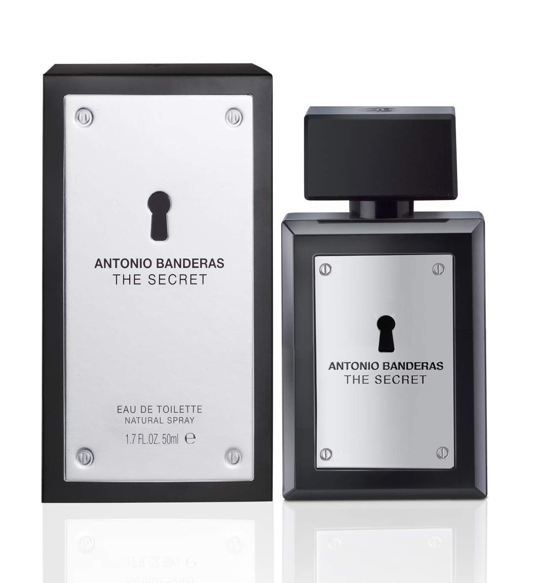 Antonio Banderas Perfumes - The Secret - Eau de Toilette for Men - Long Lasting - Elegant, Sexy and Masculine Fragance - Fruity and Leather Notes - Ideal for Day Wear - 1.7 Fl Oz