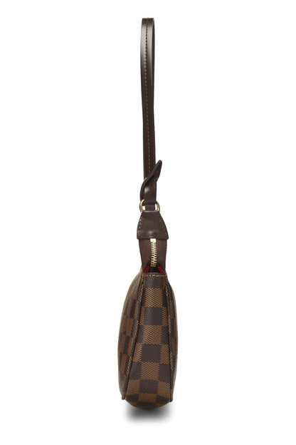 Louis Vuitton, accesorios Damier Ebene Pochette usados, marrón