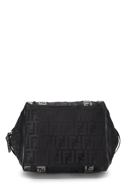 Fendi, Pre-Loved Black Zucca Nylon Tote, Black