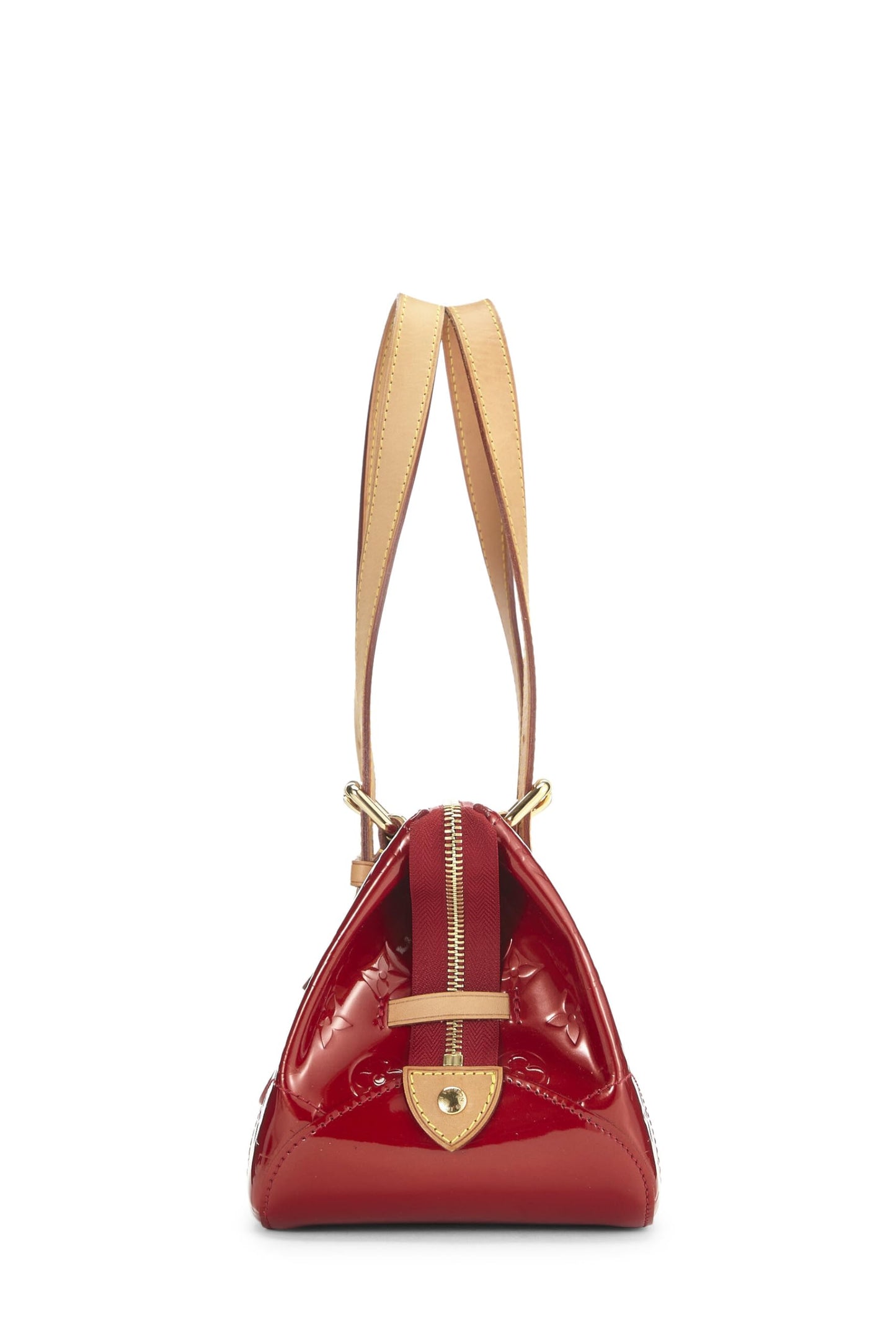 Louis Vuitton, Pre-Loved Pomme D'amour Monogram Vernis Rosewood Avenue, Rojo