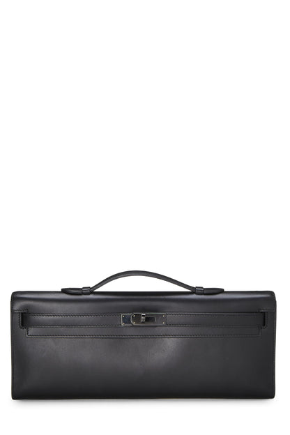 Hermès, SO Black Box Kelly Cut d'occasion, noir