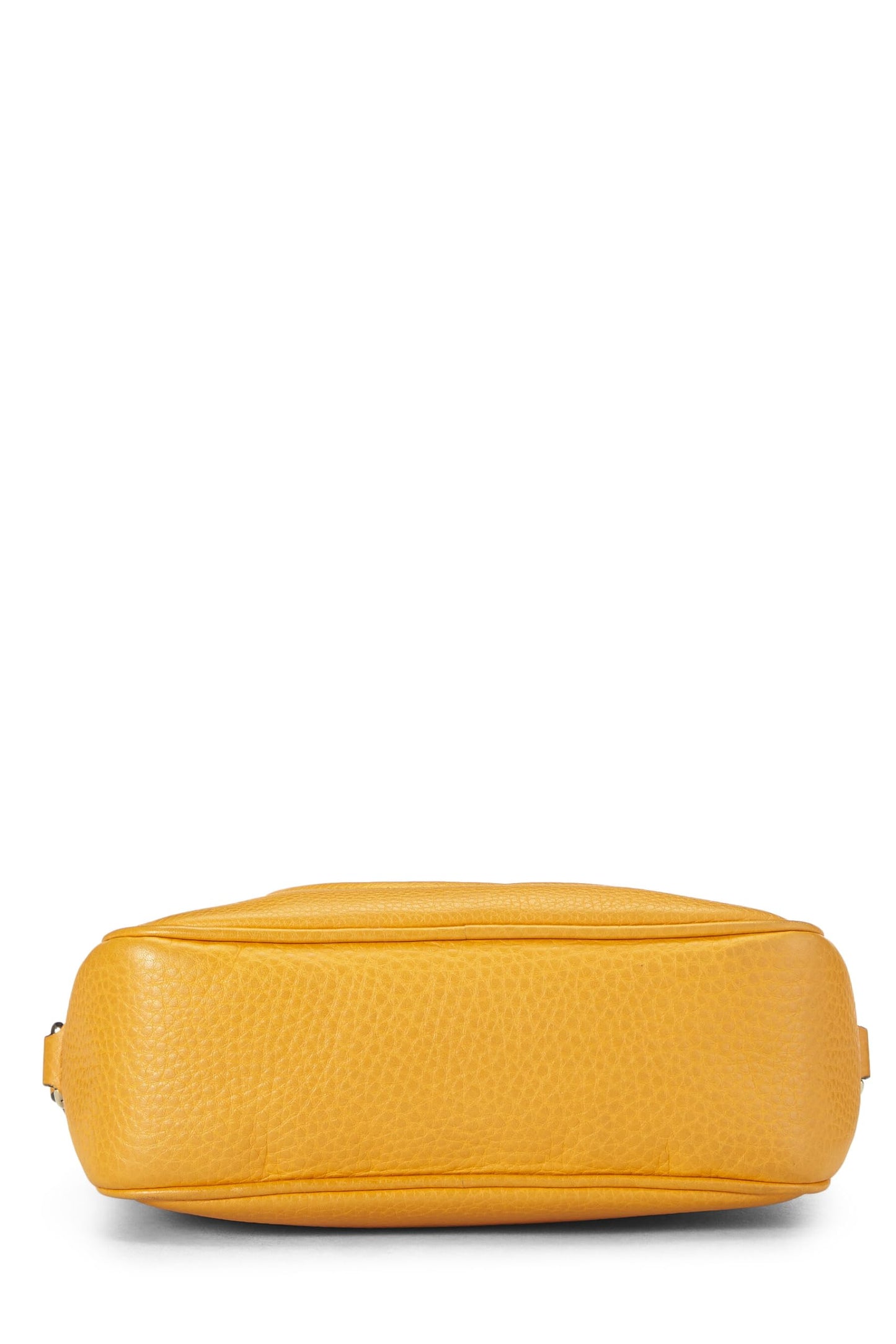 Gucci, Soho Disco en cuir grainé orange d'occasion, orange