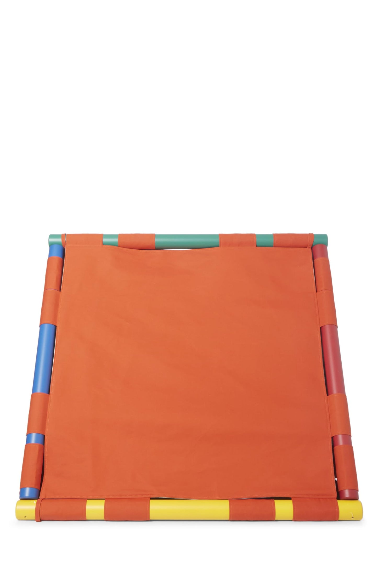 Hermès, Pre-Loved Orange Reversible Canvas Cavaletti Doghouse, Orange