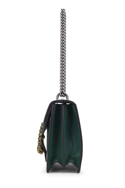 Gucci, sac à bandoulière Dionysus en cuir vert d'occasion, petit modèle, vert