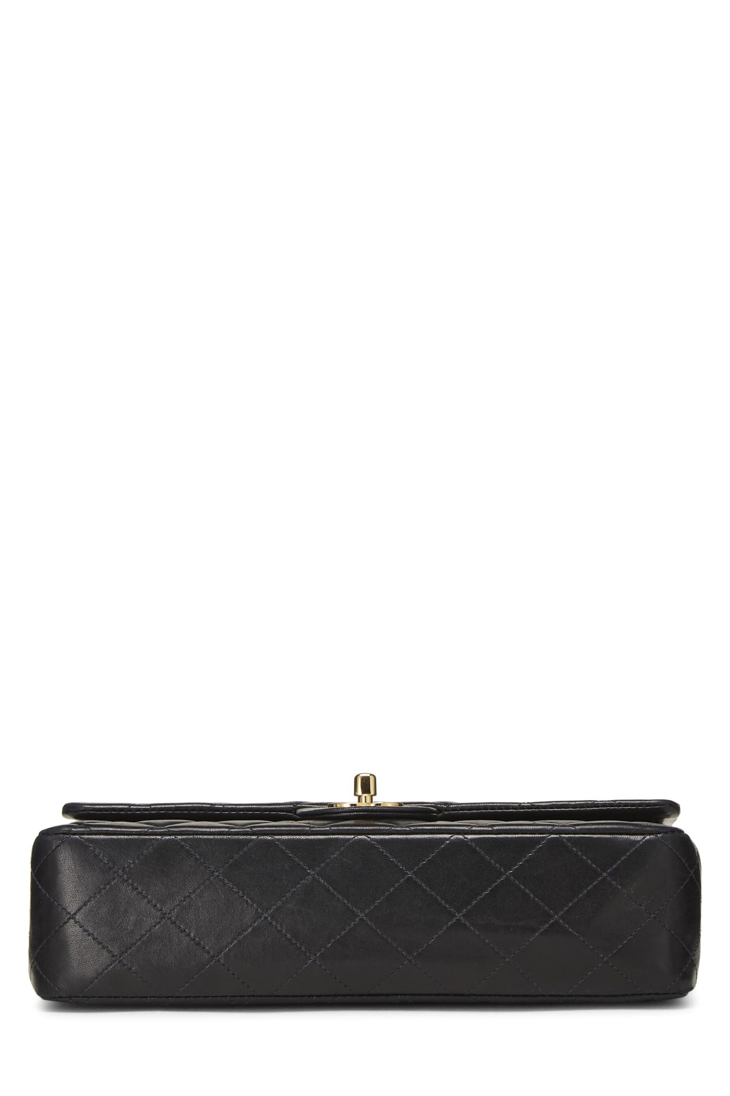 Chanel, Pre-Loved Black Quilted Lambskin Classic Double Flap Medium, Black