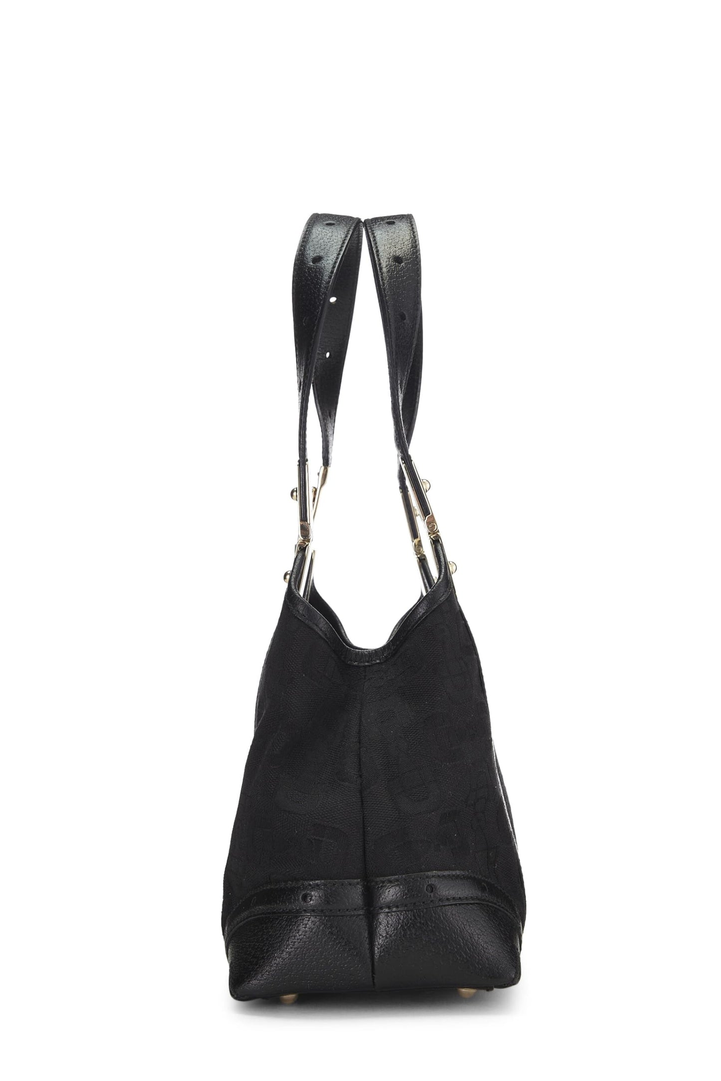 Gucci, Pre-Loved Black Canvas Tote Small, Black