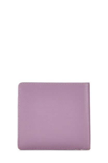 Chanel, Pre-Loved Purple Calfskin Bifold Wallet, Purple