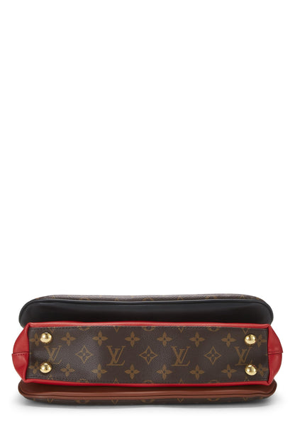 Louis Vuitton, sac fourre-tout Millefeuille Monogram rouge d'occasion, rouge