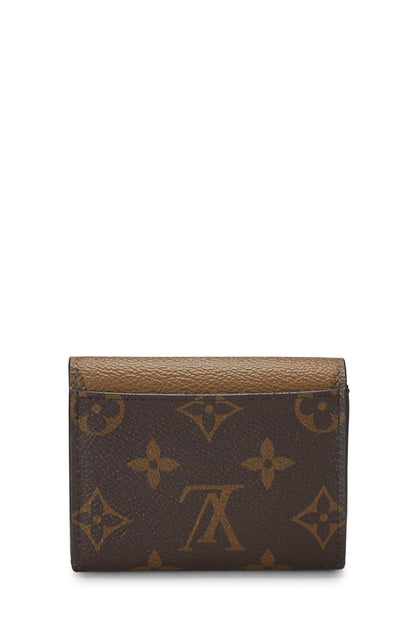 Louis Vuitton, Pre-Loved Monogram Reversed Giant Canvas Zoe Wallet, Brown