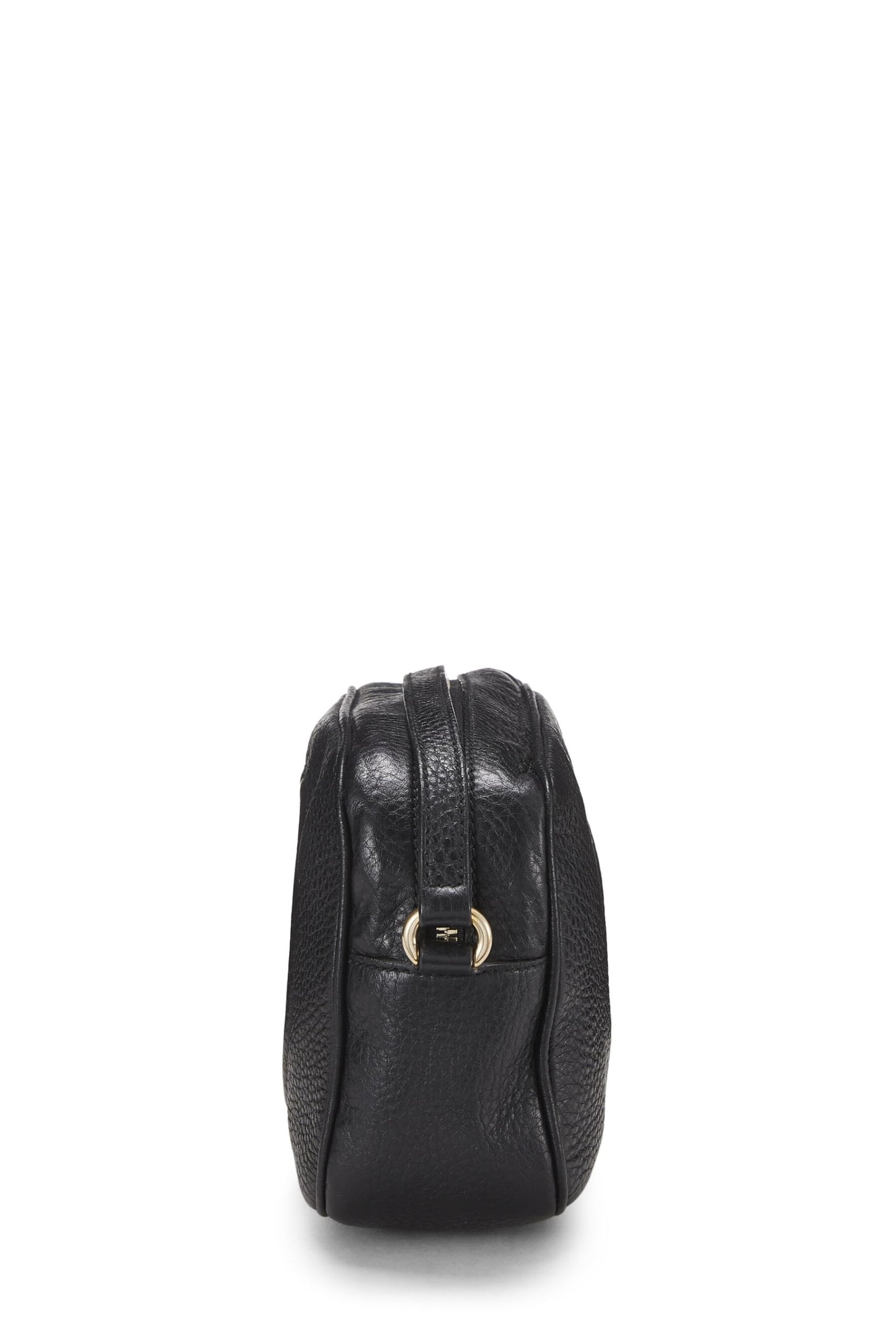 Gucci, Bolso Soho Disco de cuero negro Pre-Loved, Negro