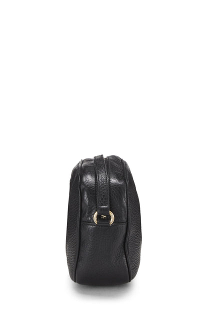 Gucci, Pre-Loved Black Leather Soho Disco Bag, Black