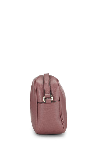 Gucci, Pre-Loved Pink Grained Leather Soho Disco, Pink