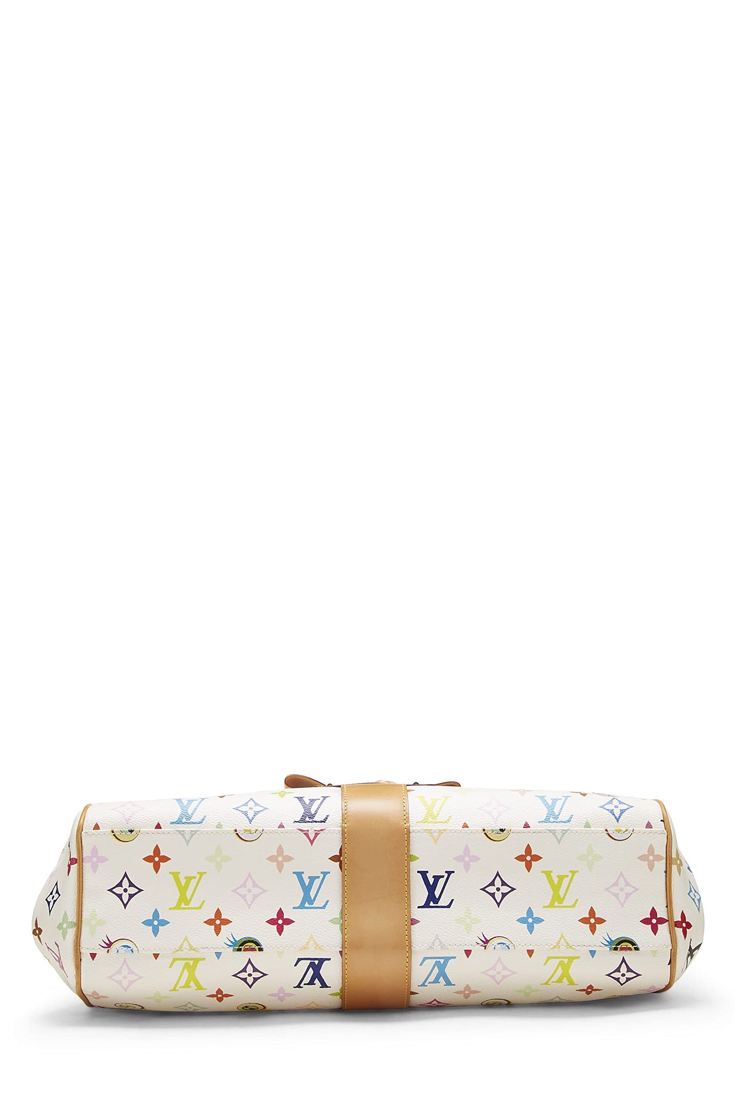 Louis Vuitton, sac à main Love You blanc Monogram multicolore Eye de Takashi Murakami x Louis Vuitton d'occasion, blanc