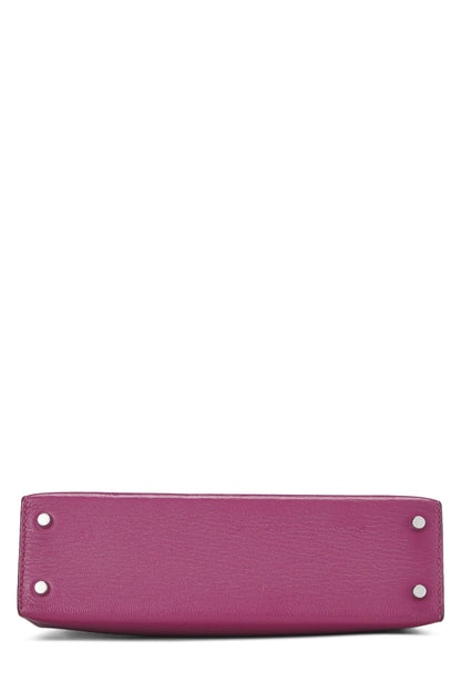 Hermès, Pré-Aimé Rose Pourpre Chevre Kelly Sellier 20 Mini, Rose Violet