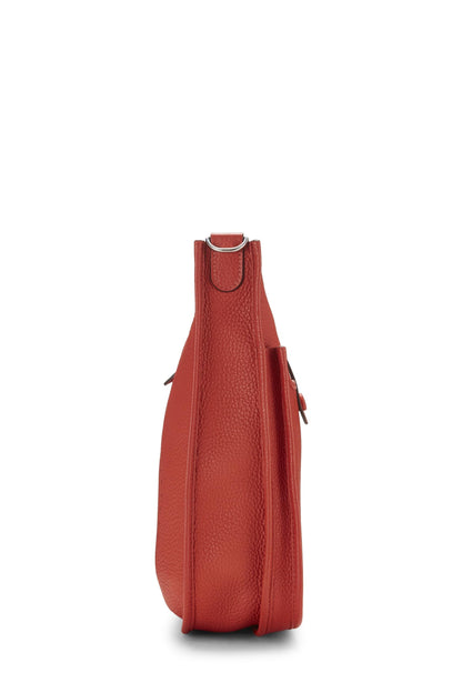 Hermès, Pre-Loved Red Togo Evelyne III PM, Red