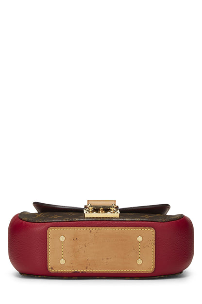 Louis Vuitton, Eden PM en toile monogram bordeaux d'occasion, rouge