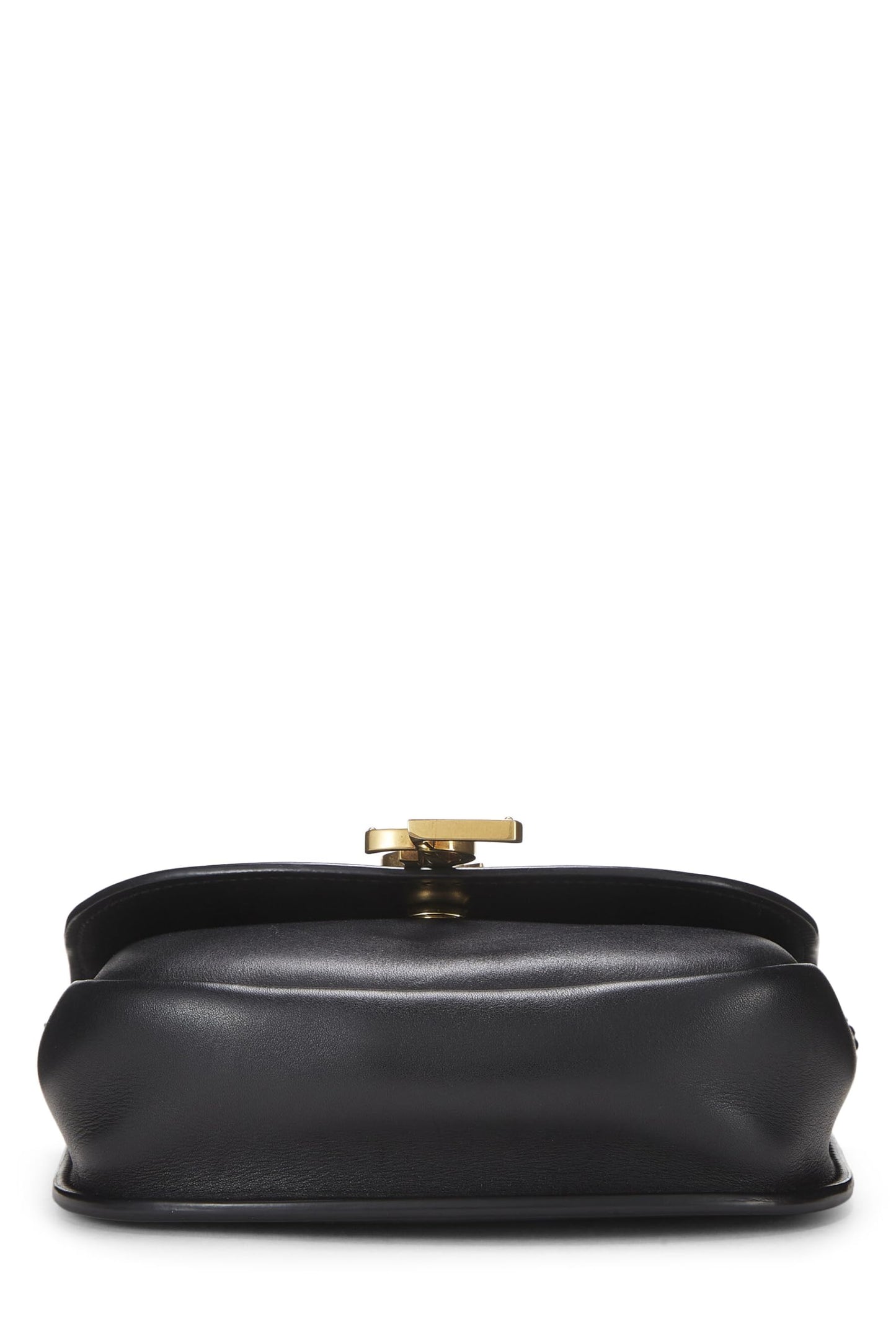 Yves Saint Laurent, sac à bandoulière Kaia en cuir de veau noir d'occasion, noir