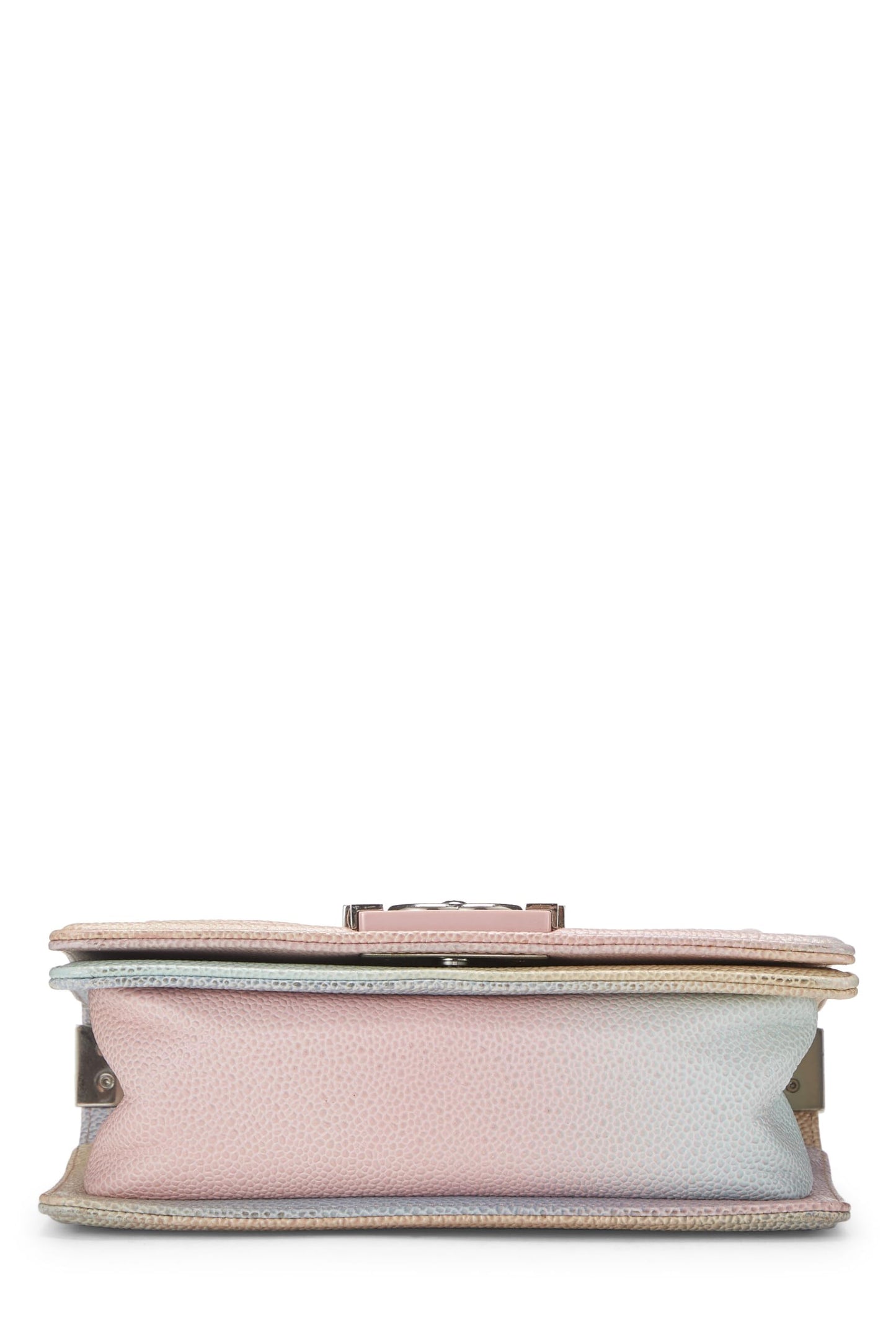 Chanel, sac à main Caviar Boy matelassé Rainbow Small, rose