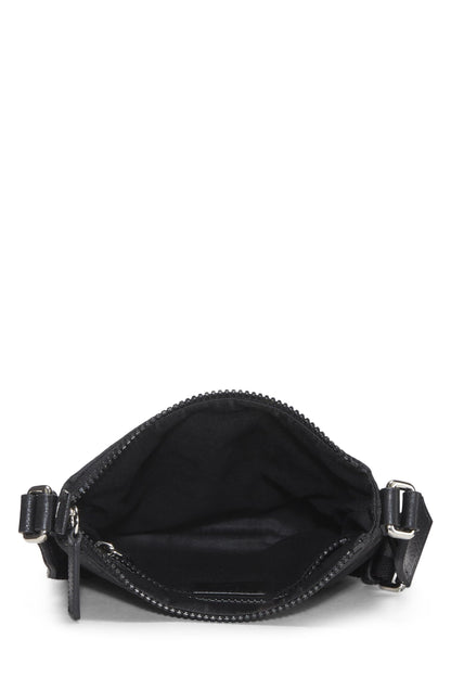 Gucci, Pre-Loved Black Original GG Canvas Double Zip Messenger Small, Black