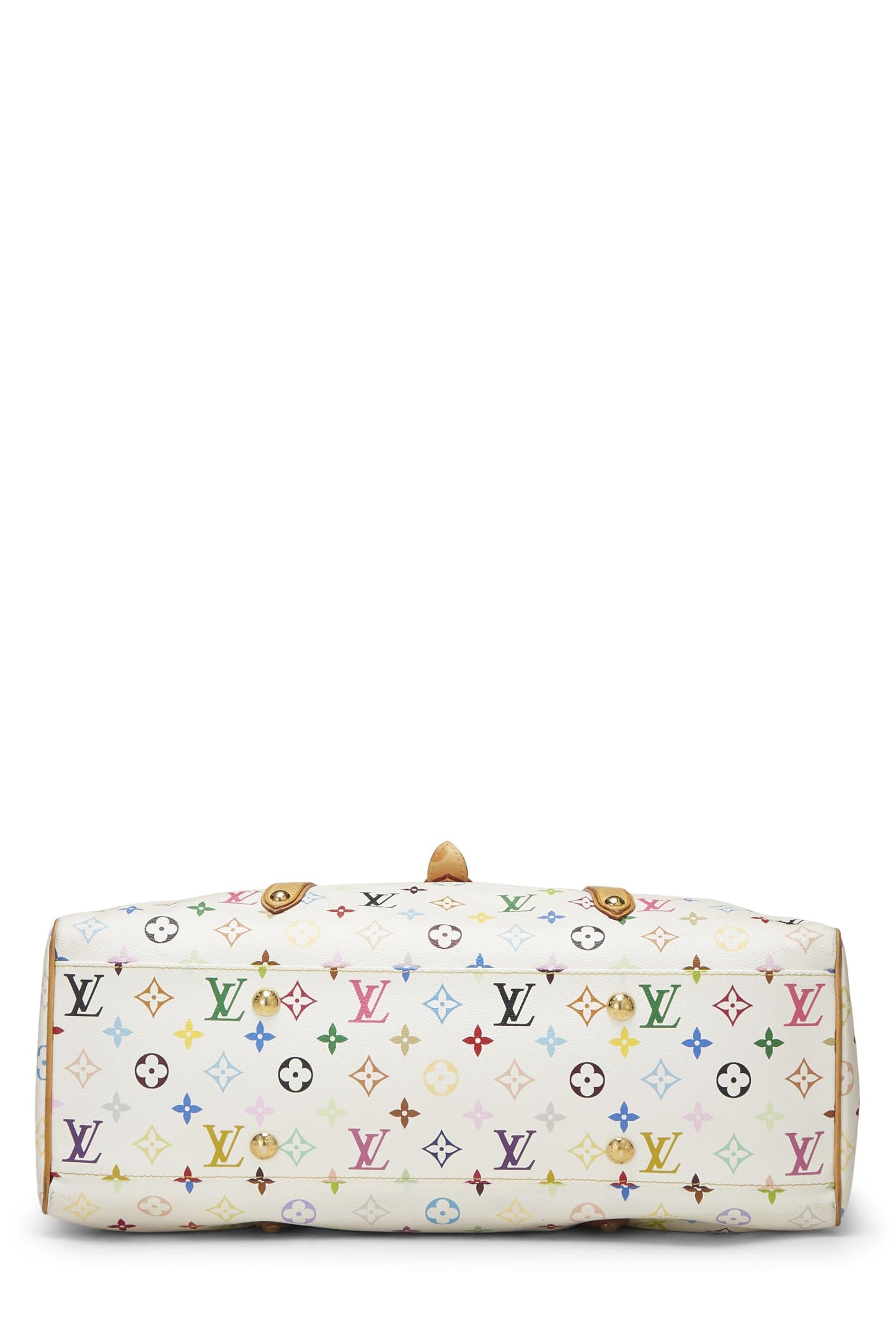 Louis Vuitton, Takashi Murakami x Louis Vuitton Blanc Monogram Multicolore Aurelia GM, Blanc