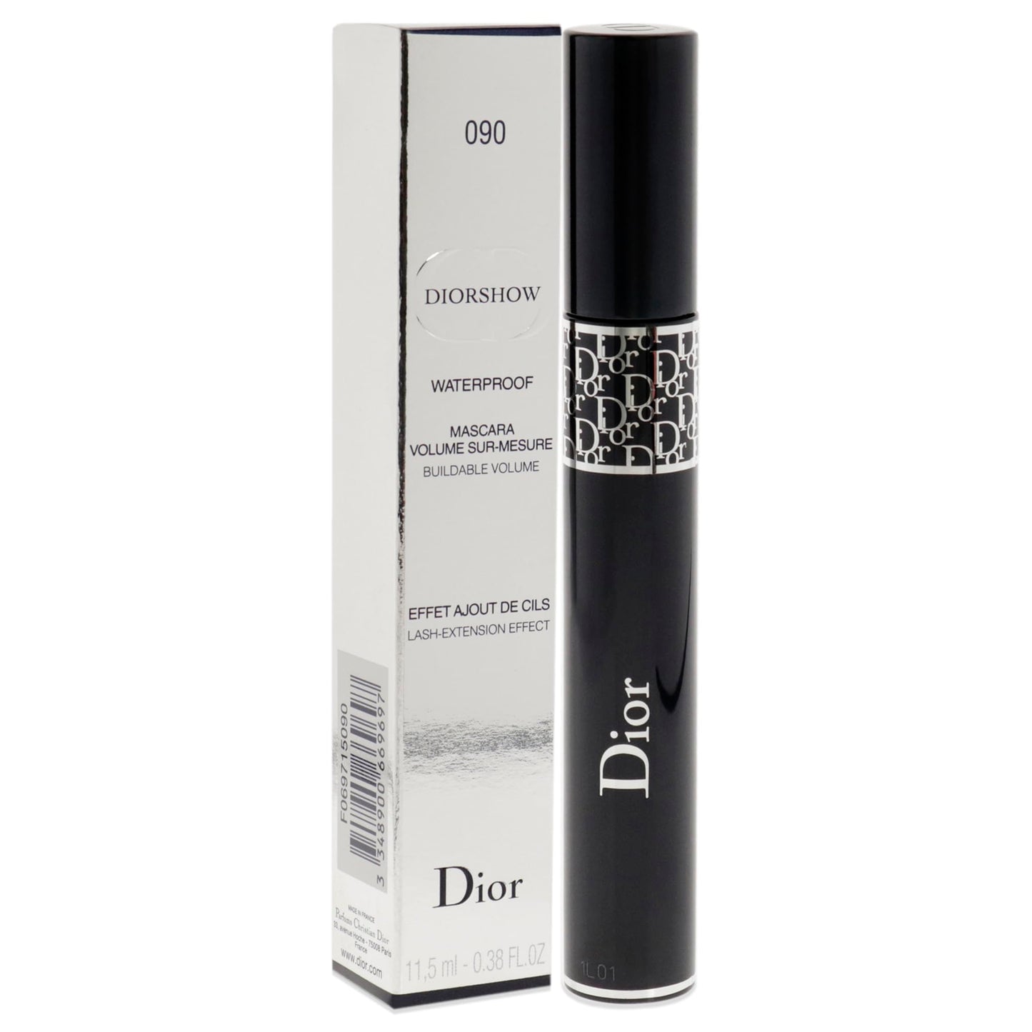 Mascara Waterproof DiorShow - 090 Catwalk Black de Christian Dior pour Femme - 11 ml Mascara