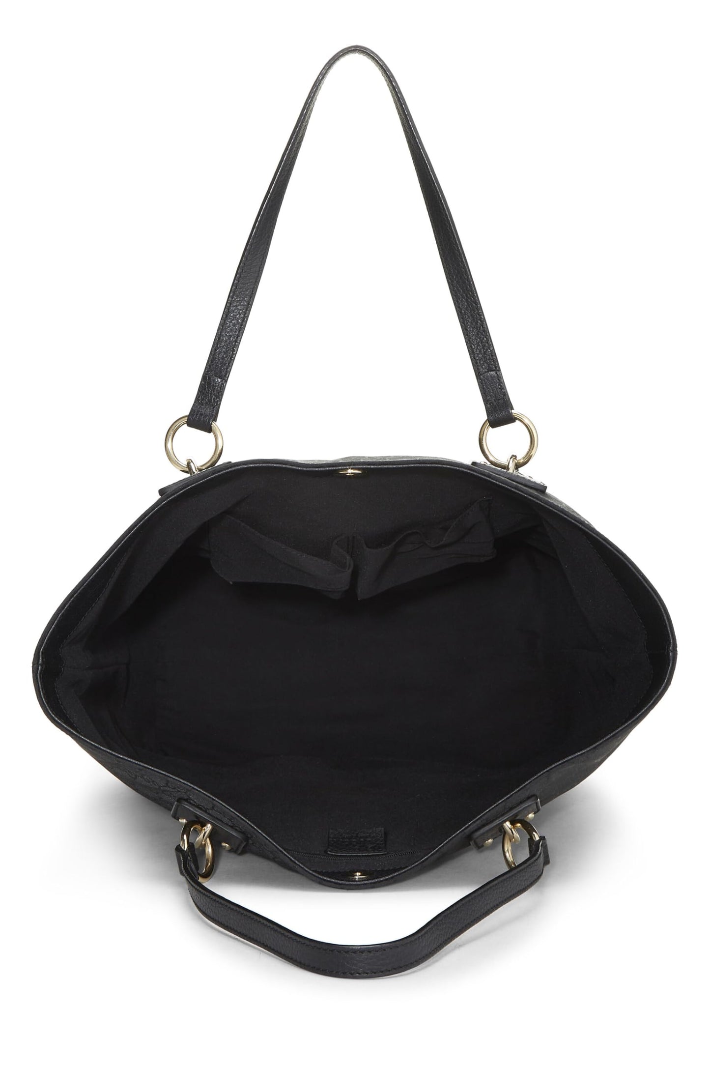 Gucci, Bolso tote GG de nailon negro Pre-Loved, Negro