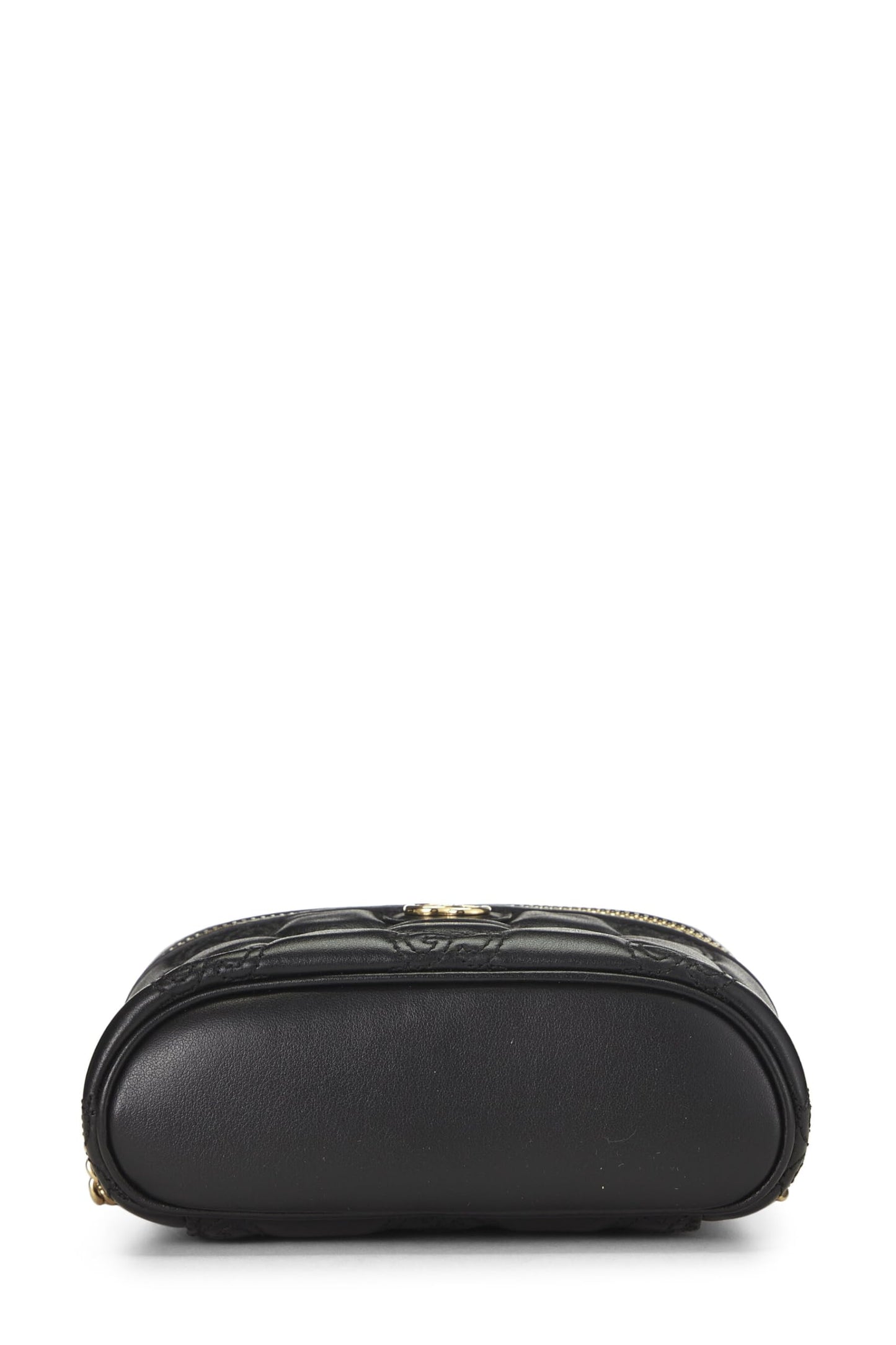 Gucci, Pre-Loved Black Guccissma Marmont Handle Bag Mini, Black