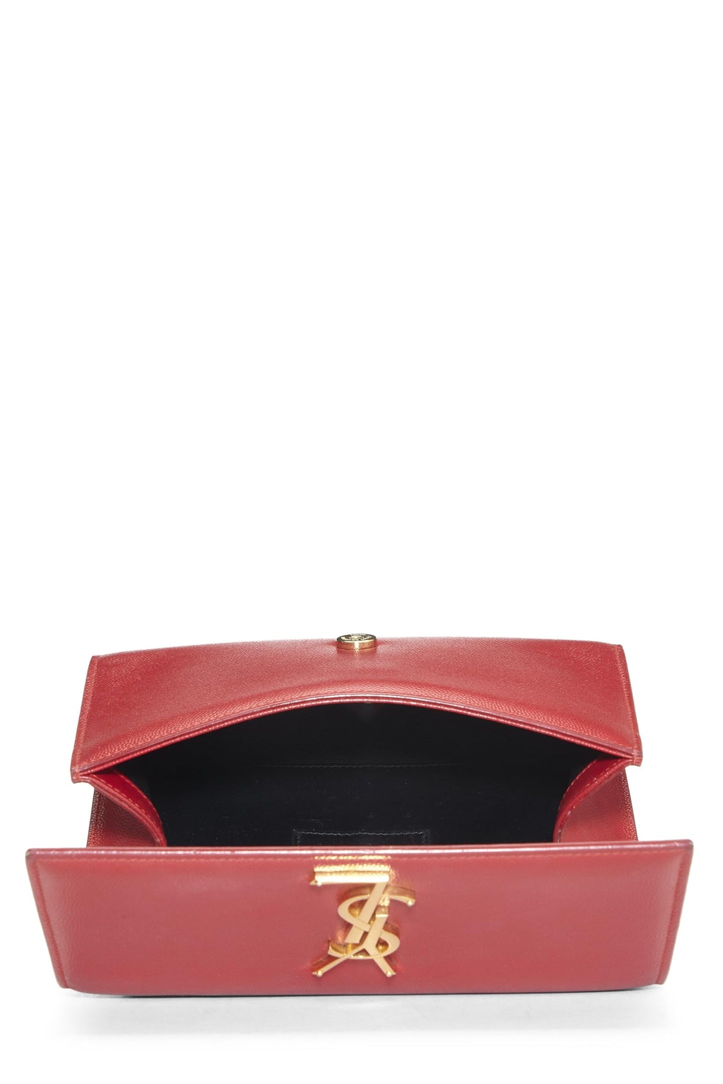 Yves Saint Laurent, Pre-Loved Red Grainy Leather Kate Small, Red