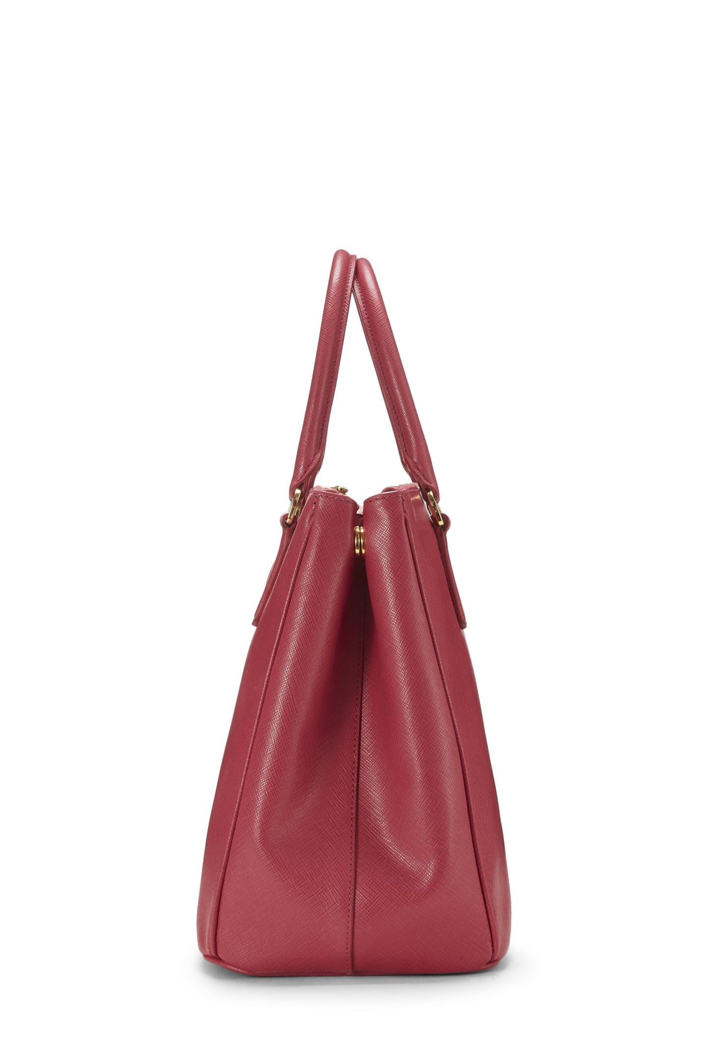 Prada, grand sac fourre-tout exécutif en saffiano rose d'occasion, rose