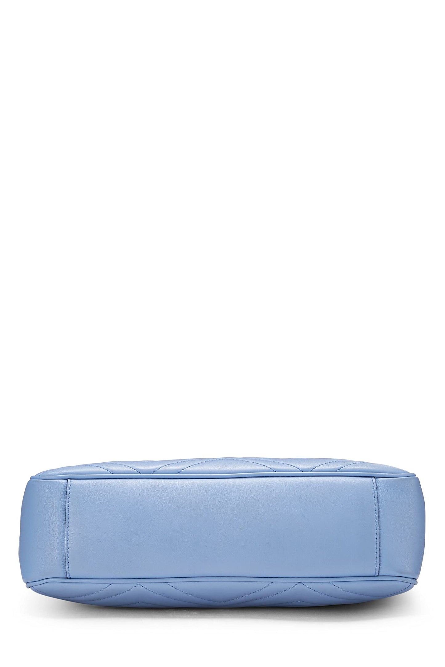 Gucci, sac fourre-tout GG Marmont en cuir bleu d'occasion, bleu