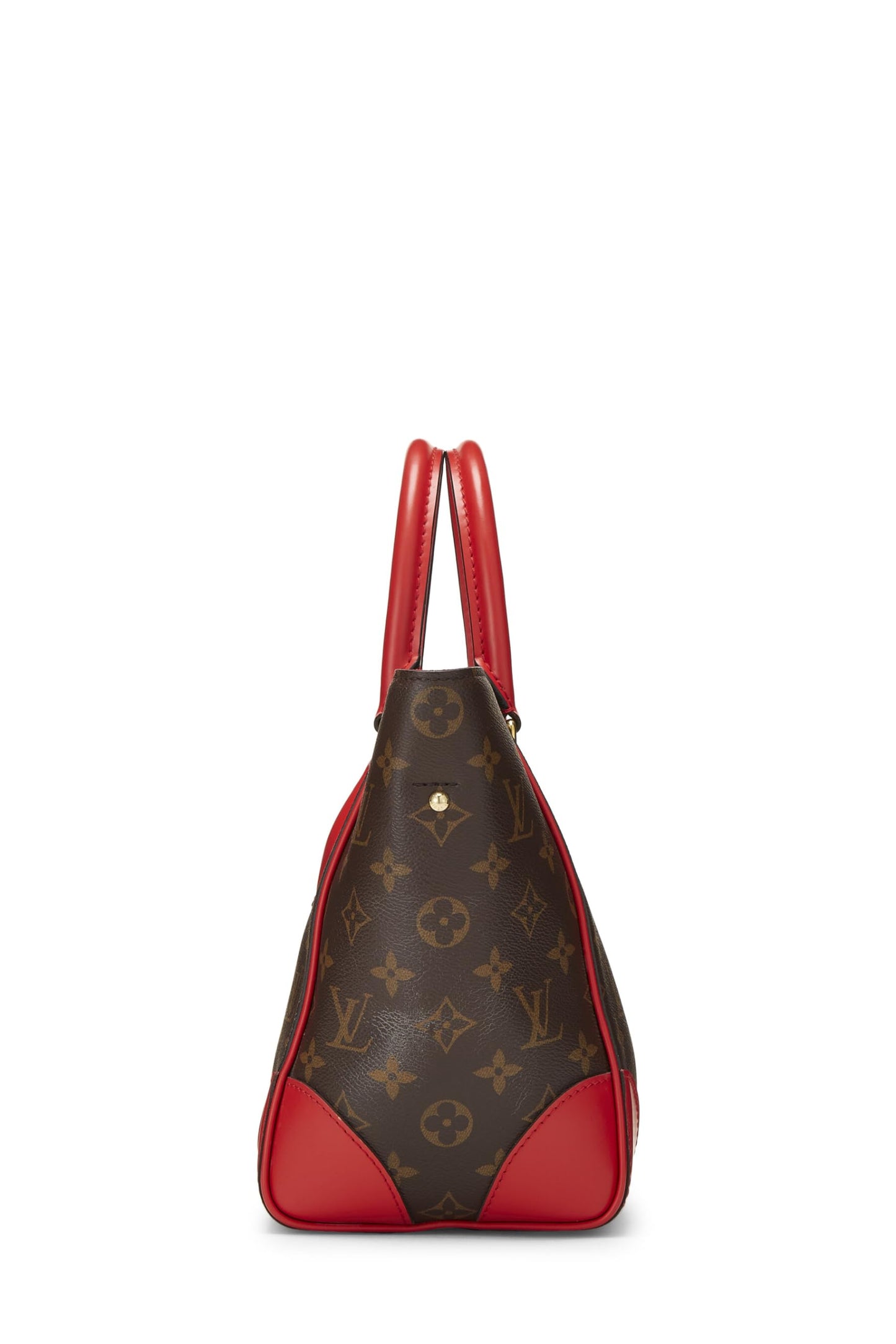 Louis Vuitton, Phenix PM de lona con monograma rojo Pre-Loved, Rojo