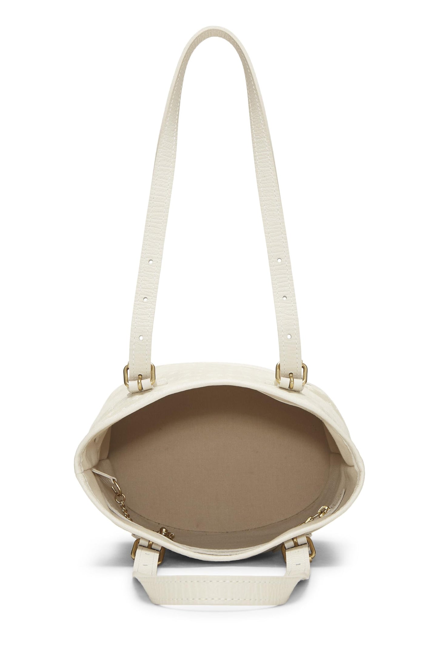 Louis Vuitton, Mini Lin Bucket PM Beige Monogram d'occasion, Beige