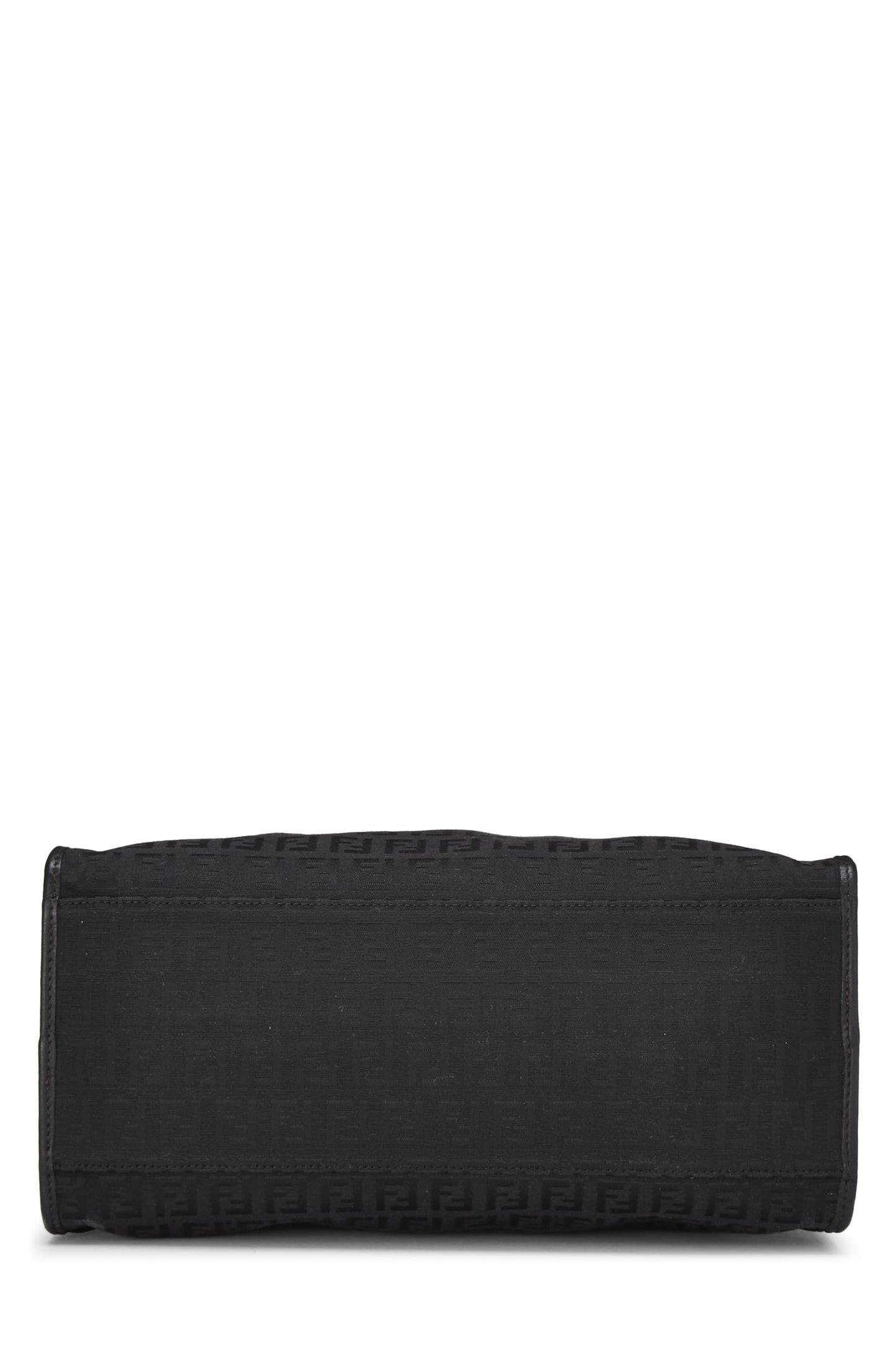 Fendi, petit sac fourre-tout Zucchino noir d'occasion, noir